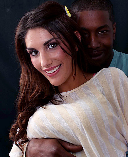 August Ames getting filled up with Isiah Maxwell's giant BLACK sausage